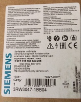  Siemens 3RW3047-1BB04 Soft starter 3RW3047-1BBO4 3RW30471BB04