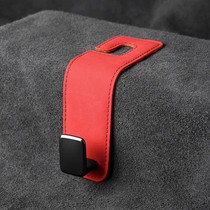 Car with small hook upturned fur leather car seat back decoration multifunction folding car supplies big full practical hook