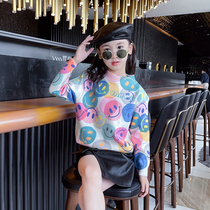 Girls sweater children Spring and Autumn Sweater big children new autumn winter childrens clothing pullover knitwear base shirt autumn