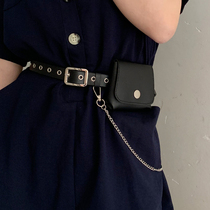 Belt female punk jk accessories wild chain belt Female small waist bag Female tide ins decorative dress sub-bag