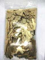 Water mill drill teeth welding piece pure brass piece welded firmly (cut) 30x8x0 5