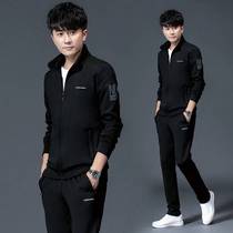 Special Step 361 New Sports Suit Mens Spring Autumn Season Leisure Sweetwear Running Sportswear Winter Plus Suede Thickened Male