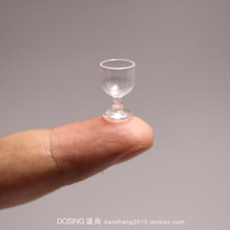 Simulation miniature model Mini version super small goblet wine glass eating Cup micro landscape ornaments