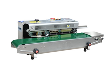 Hualian sealing machine automatic Film Aluminum foil bag food tea moon cake continuous heat sealing commercial lying