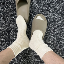 22 new native cotton pure color Middle cylinder heaps Sox mens and womens harbor wind day socks lovers Chaostocking 100 lap good looks
