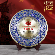 Cloisonne creative retired souvenirs customized to send veterans comrades gifts Bayi military souvenirs