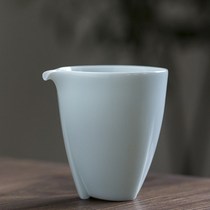 Search for white series of sounds windy tea Heidefied white porcelain fair cup pig oil white uniform cup korn tea with tea sub-tea