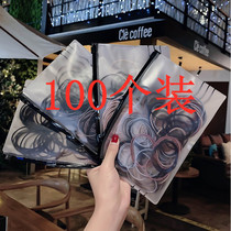Beautiful Hairband 100 adult student children cute no trace rubber band high elastic durable tie hair accessories