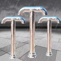 Roof exhaust pipe stainless steel 51 diameter complete T-shaped roof rainproof cap insulation layer vent