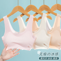 Girls underwear development period Primary school students without trace Ice Silk Modal junior high school girl underwear summer thin