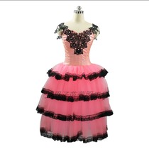 Pink Ballet Tutu Long Dress Girl Professional Custom Soft Yarn Dress Adult Children Dance Competition Test Class