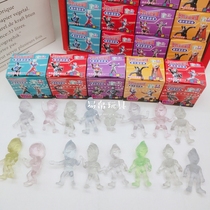 Crystal color-changing Ultraman doll Student kindergarten fan doll square ID card card hand eraser