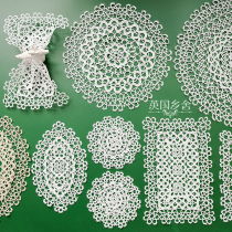 Classical Europe Handmade Lace Pure Cotton Thread Shuttle Woven Foreign Trade Lace Cover Towels Cushion Towels Pad Mat