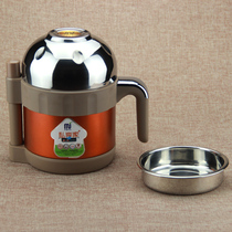 Shu Ye fast food Cup 304 stainless steel insulated lunch box bento box adult thick 1 layer rice bowl large student with lid
