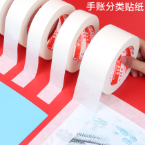 Art students Private Seamless Beauty Stitches Paper Watercolor Ploy Drawing With Stickers Hand Ripping No Mark Index Labels Indicating Stickers