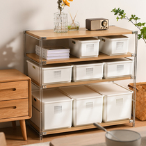 Storage box household toy snacks storage box sundries storage basket wardrobe clothes finishing box plastic storage box
