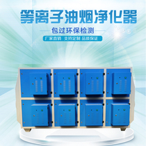 Low temperature plasma electrostatic waste gas treatment equipment high and low voltage electrostatic industrial oil fume rubber flue gas treatment and purification