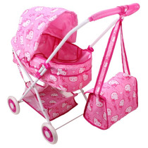Large childrens toy stroller little girl house with doll trolley baby trolley Girl 3-8 years old 4