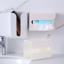 Toilet tissue box toilet non-perforated wall rack home creative toilet paper waterproof paper roll paper tube