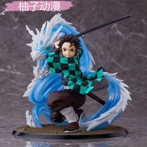 Domestic high-quality version of the stove door charcoal Zhi Lang ghost extinction blade life circulation hand office 1 8 model animation ornaments