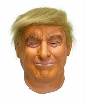 Trump headgear mask cos US President Trump trump bar party Halloween headgear spoof