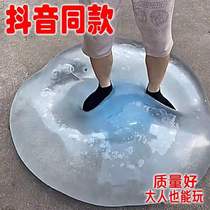 Can be filled with water of the ball shaking sound the same inflatable bubble ball pai pai qiu may injection blowing broken balloon injection gas tour