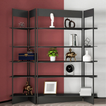 Nordic Light Extravagant Whole Wall Bookshelves Multilayer Containing Storage Partition Shelf Display Shelf Products Exhibition Shelf Floor Shelf