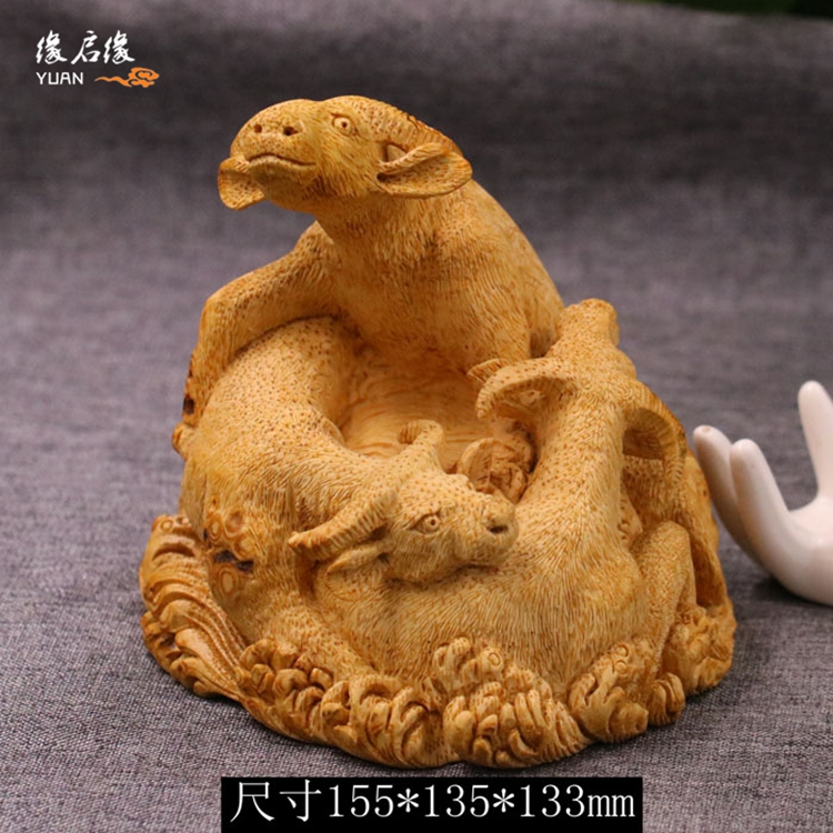 Hand-made bamboo carving Bamboo root carving boutique master Yang Ji works Scalper play sailor pieces Bamboo carving pieces Big ornaments