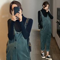 Pregnant women winter suit fashion autumn top long Autumn Sweater Spring Autumn Winter new belt pants