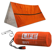 Outdoor simple emergency cold warm sleeping bag Disposable survival first aid blanket Aluminum film insulation rainproof triangle tent