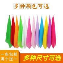 Dance handkerchief handkerchief gauze square towel Jiaozhou Yangge silk scarf Adult childrens hand gauze performance examination Chiffon gauze