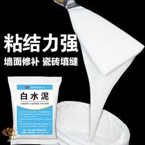 Household caulking agent white cement waterproof wall g-face repair toilet fixed joint quick-drying plugging cement glue
