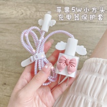 iphone11 charger head protective cover all-inclusive cute application Apple x data cable protection line 7 8p anti-break r