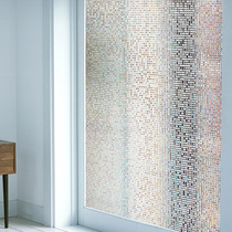 Japan imported window glass stickers light opaque toilet anti - peeping 3D frosted glass film