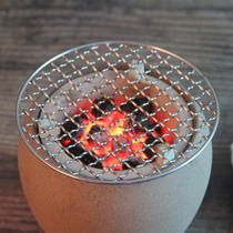 Stainless Steel Grill Mesh 304 Thickened Round Carbon Furnace Tea Dim Sum Mesh Tool Accessories Household Small Mesh