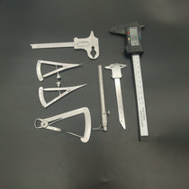  Dental caliper Vertical measurement of inlay crown Digital cursor Bone ridge thickness Wax implant dental bone groove plug gauge