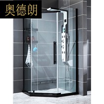 Aodelang custom shower room overall bathroom bath room simple screen bathroom partition tempered glass transfer