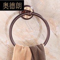mn brand European all copper towel ring toilet ORB round towel hanging ring bathroom pendant ring rack