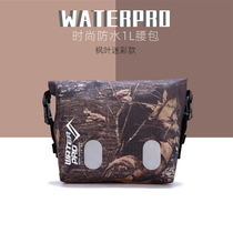 Water Pro Waterproof Diaphragm Waterproof Pocket Outdoor Travel Snorkeling Surfing Rafting Maple Leaf Camouflage 1L