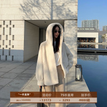 Pay Wise Nvet Suede Ferrets Imported Mink Coat Woman Whole Mink With Cap Short Water Mink Velvet Fur Leather Grass Coat Winter