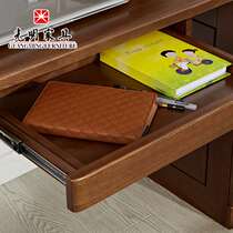 Guangming furniture modern Chinese simple all solid wood desk desk desk desk computer desk