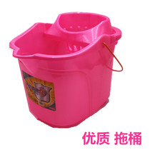 Thickened hand-pressed mop bucket plastic mop bucket rotating squeeze bucket with pulley mopping bucket mop mop drying bucket