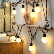 Jingdong led 5cm big ball color lights flashing lights string lights Full of Sky star lights Christmas room wedding festival decoration