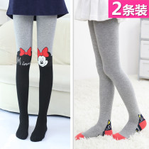 Spring and autumn thin thick girl pantyhose big childrens bottling pantyhose Baby Pure Girl cotton socks