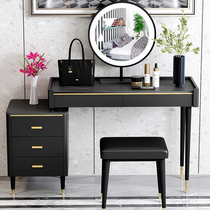Light luxury dresser storage cabinet One bedroom small rock plate makeup table Net red wind modern simple makeup table