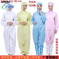 Work clothes painting whole body work clothes factory workshop light purification clothes autumn anti-static professional paint clothes