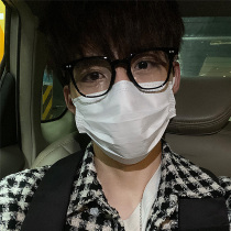 Korean black frame glasses male tide myopia can be equipped with degree retro big eyes frame ins Wind flat light female no degree