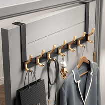 Door rear hanger hanging clothes hanger wall-mounted cabinet door free from punching kitchen bathroom without mark and containing clothes rack deity