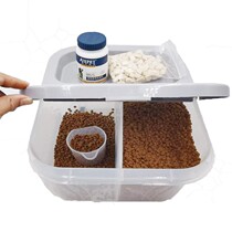 New classifiable pet grain storage barrel sealed moisture-proof dog food cat food snack storage box cat grain storage barrel tl