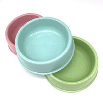 Thickened Plastic Pet Dog Bowl Wholesale Kitty Bowl Round Single Bowl Cat Grain Bowl Big no Smell Solid Easy To Wash